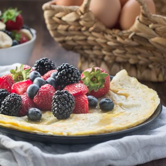 Coconut and Honey Omelette