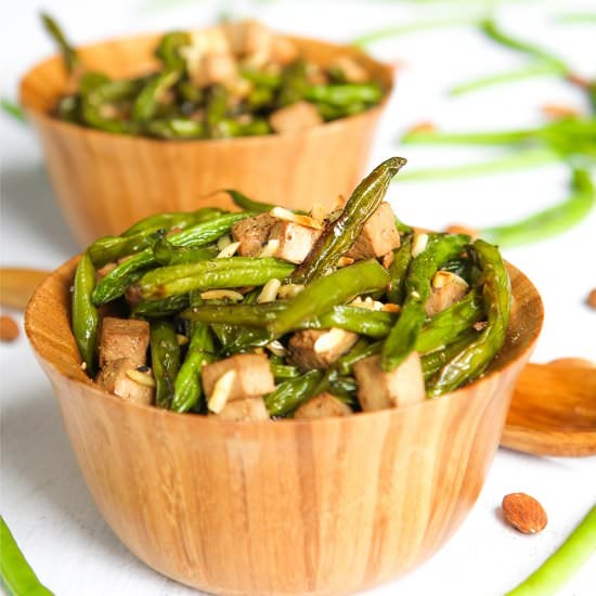 GREEN BEANS SALAD W/ MARINATED TOFU