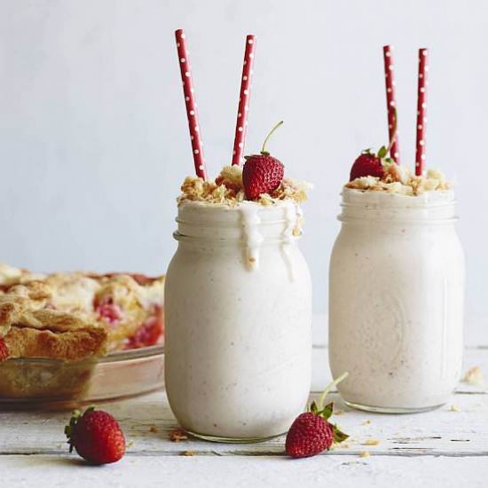 Strawberry Peach Pie Milkshake