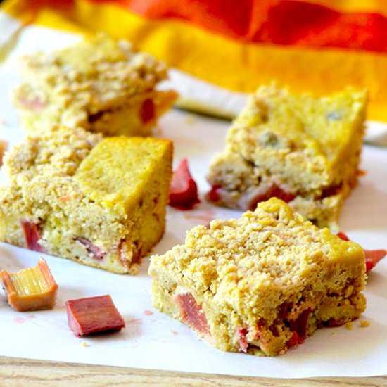 Rhubarb Coffee Cake