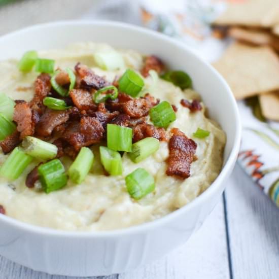 Crockpot Bacon and Swiss Dip