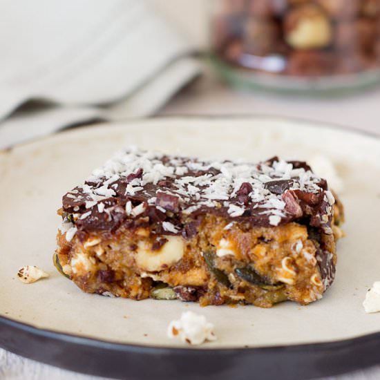 Sweet Potato and Chocolate Squares