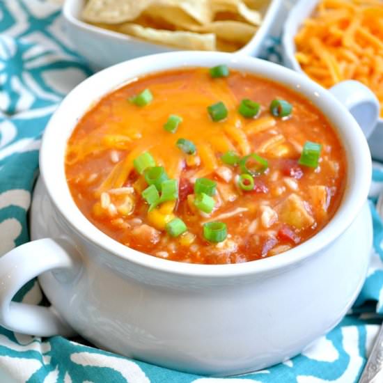 Mexican Chicken & Rice Soup