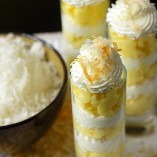 Coconut Cream Pie Shots