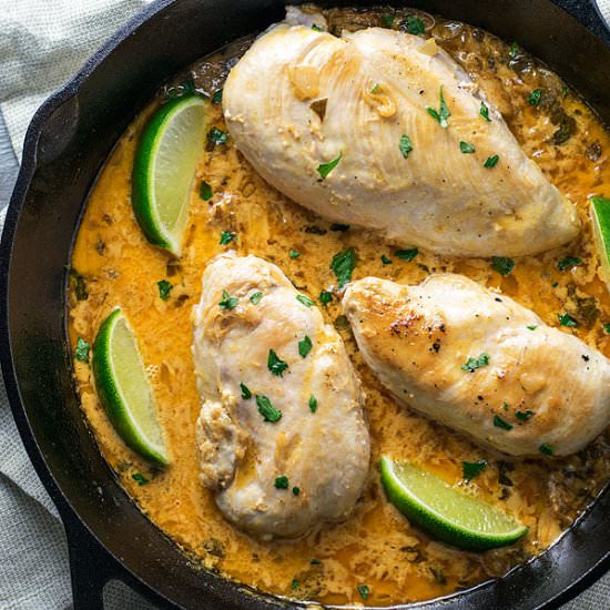 Creamy&Smoky Cilantro Lime Chicken