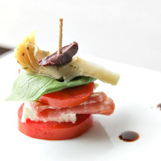 Mediterranean Salad Stacks