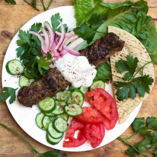 Grilled Turkish Kofta Kebabs
