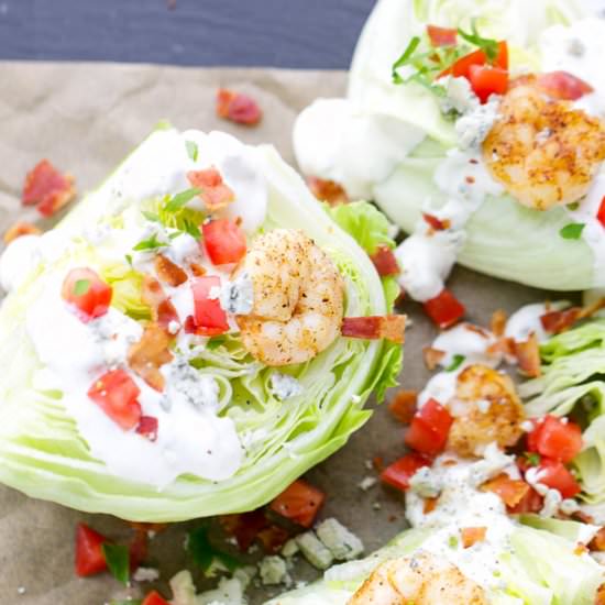 Gulf Shrimp Iceberg Lettuce Wedge Salad