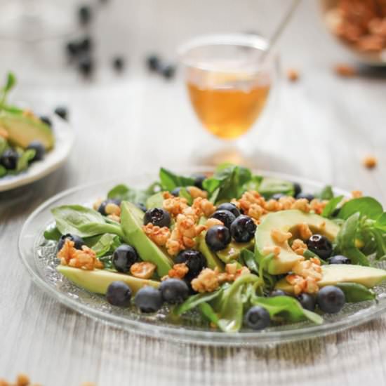 Avocado Salad w/ Salty Almond Brittle