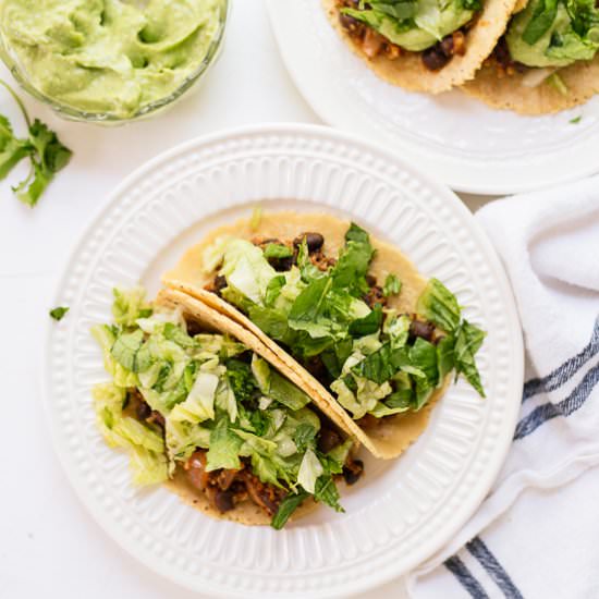 Quinoa Black Bean Tacos