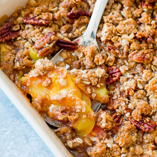 Peach Pecan Crisp