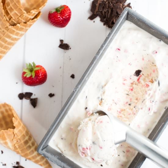 Chocolate Strawberry Ice Cream