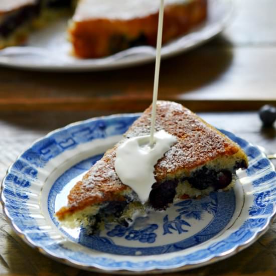 Blueberry Greek Yogurt Cake