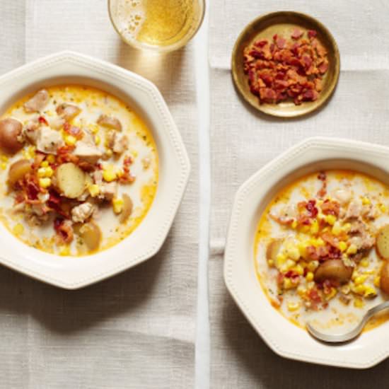 Chipotle Chicken and Corn Chowder