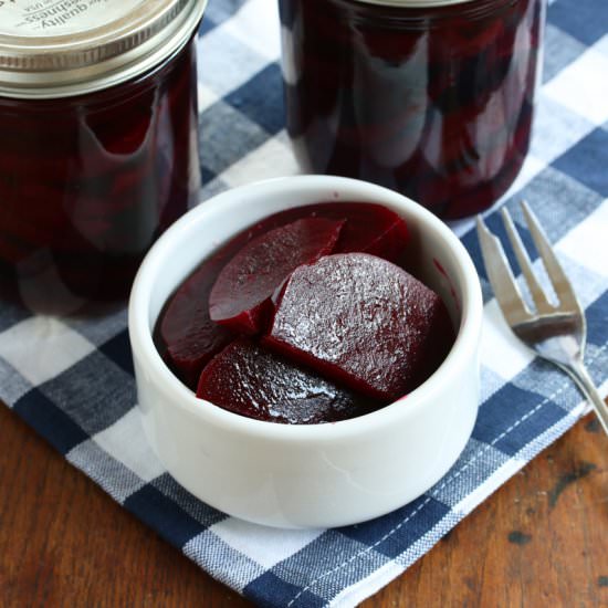 Homemade Pickled Beets
