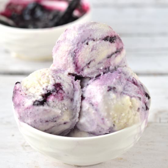 Blueberry Cheesecake Ice Cream