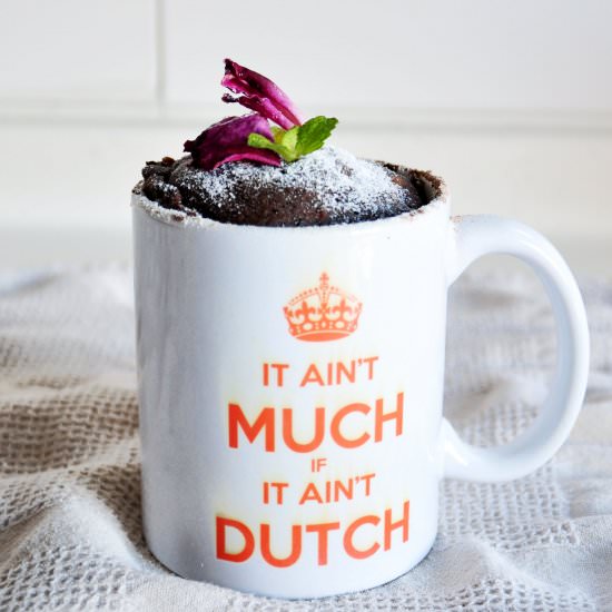 Healthy Microwave Chocolate Mug Cake
