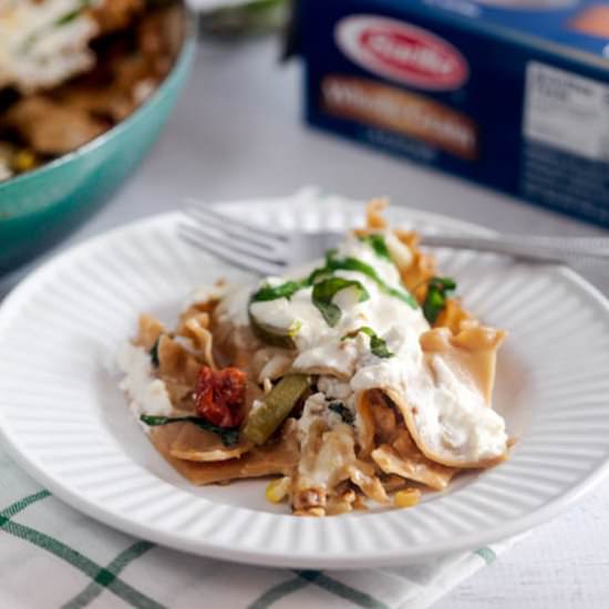 Summer Vegetable Skillet Lasagna