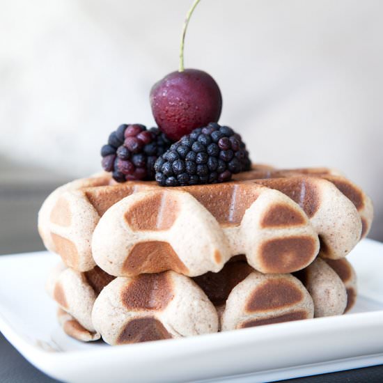Sweet Cashew Waffles