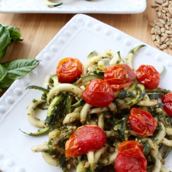 Pesto Zucchini Noodles
