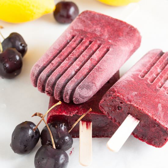 Cherry Popsicles
