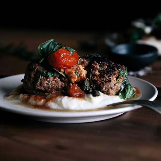 Tomato & Basil Meatballs