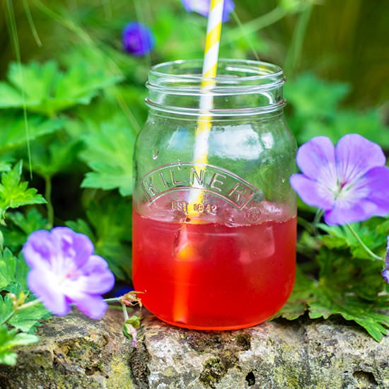 Homemade Raspberry Lemonade