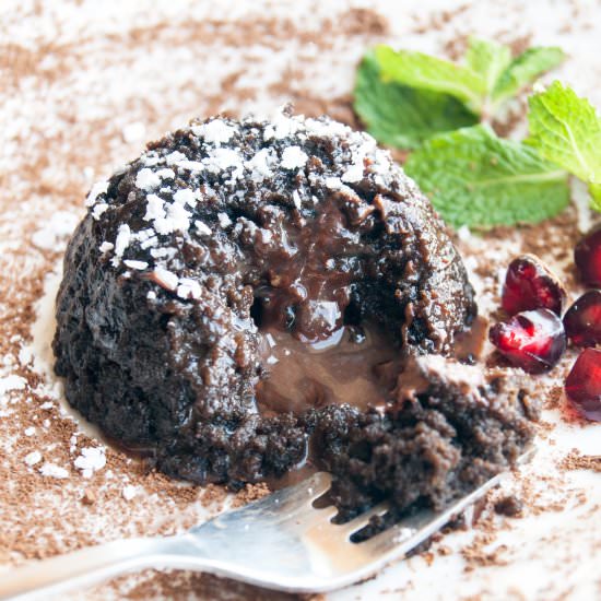 Microwave Molten Lava Cake