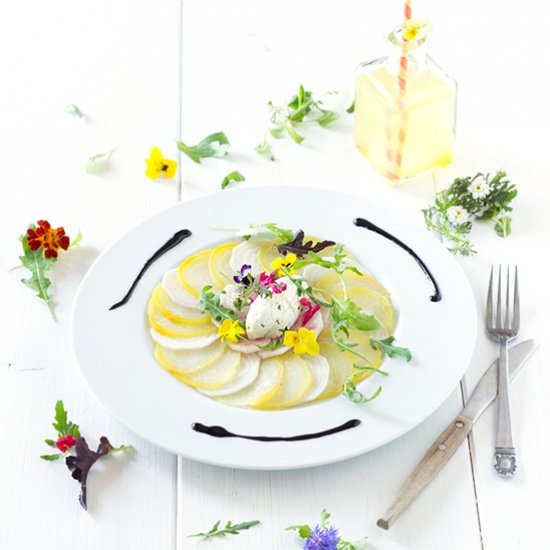 Yellow Beetroot Carpaccio