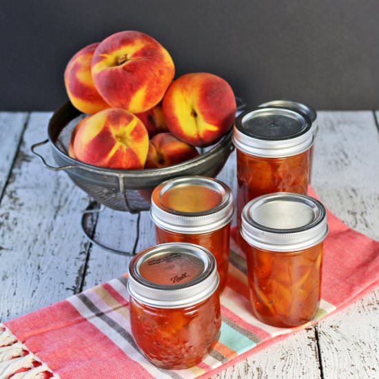 Peach Jam with Jalapeno