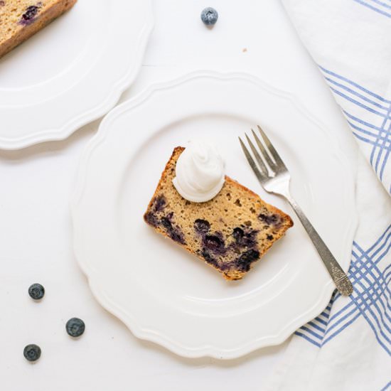 Blueberry Lemon Yogurt Cake