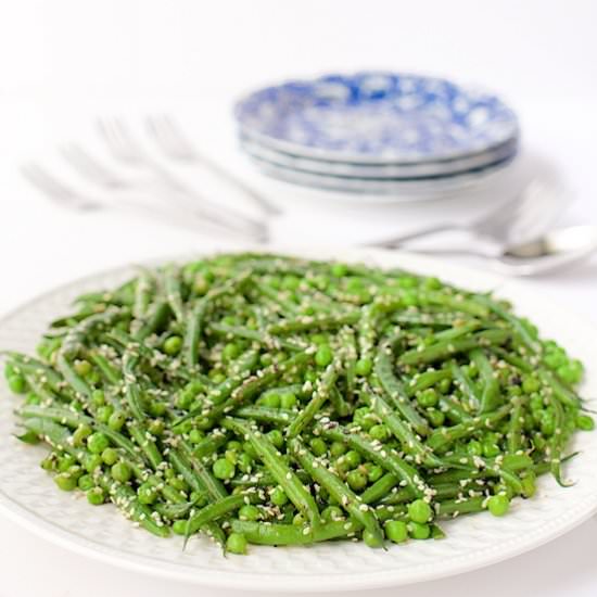 Sesame Ginger Green Beans