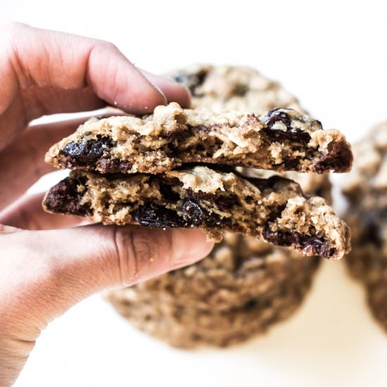 Cherry Chocolate Oatmeal Cookies
