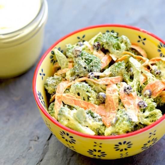 Broccoli Salad with Cashew Curry