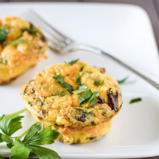 Sausage & Mushroom Egg Muffins
