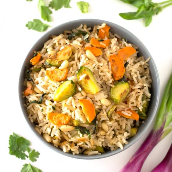 Brussels Sprout Fried Rice