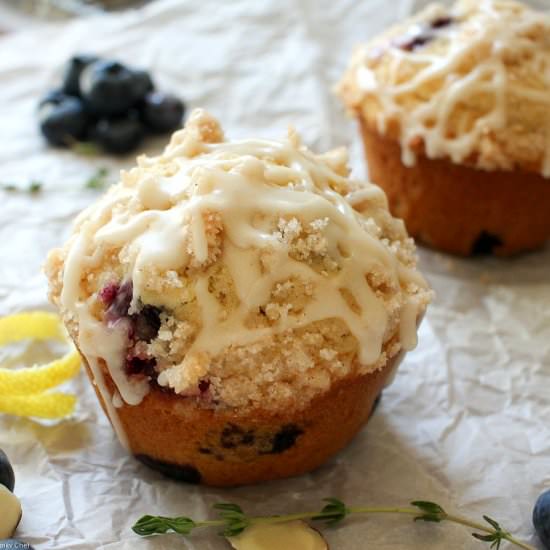 Bakery Style Blueberry Muffins