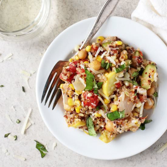 Summer squash quinoa