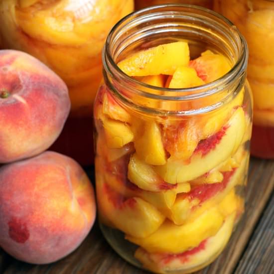 How to Can Peaches