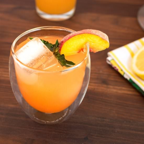 Peach Mint Lemonade