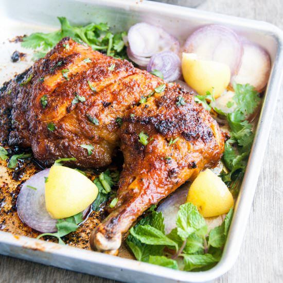 Dhaba Style Tandoori Chicken