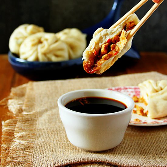 Baozi {Chinese Steamed Meat Buns}