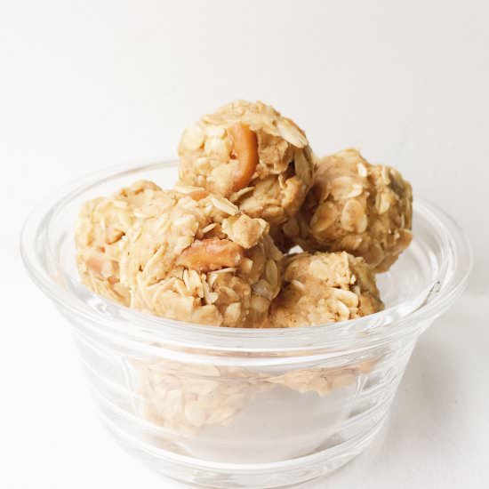 Honey Pretzel PB Bites