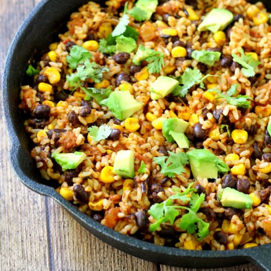 5-Ingredient Mexican Brown Rice
