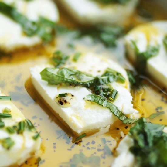 Herb Marinated Goat Cheese