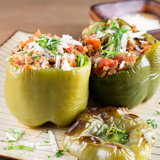 Italian Stuffed Green Peppers