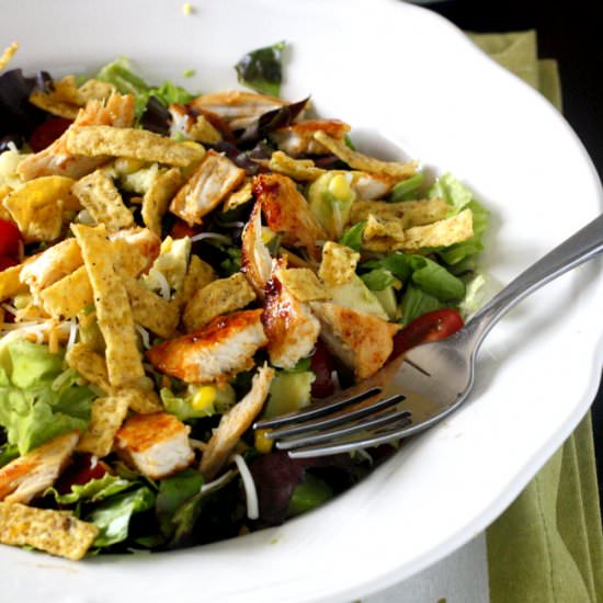 Chopped Chicken Taco Salad