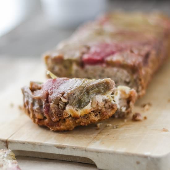 Rhubarb & Hazelnut Upside-Down Cake