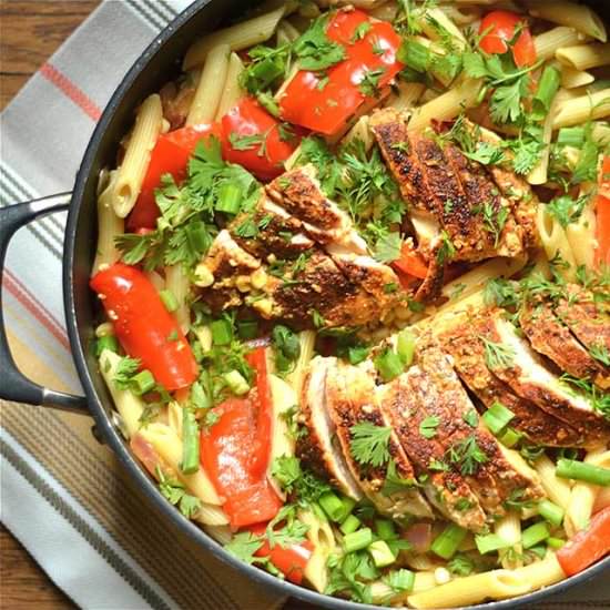 Creamy Southwest Chicken Pasta