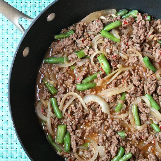 Beef and Bean Stir Fry